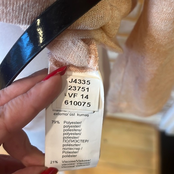 Venus Pink Cowl Neck Ruched Skirt Belted Fitted Mini Dress, Women’s Size Small. - Picture 6 of 7